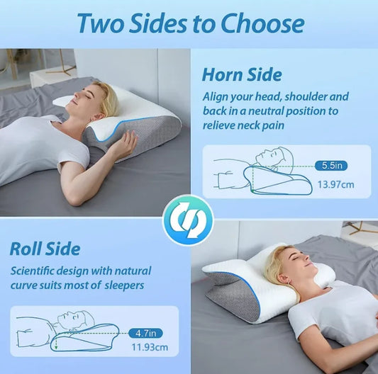 Ergonomic Memory Foam Cervical Pillow
