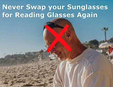 Stick On Reading Lenses